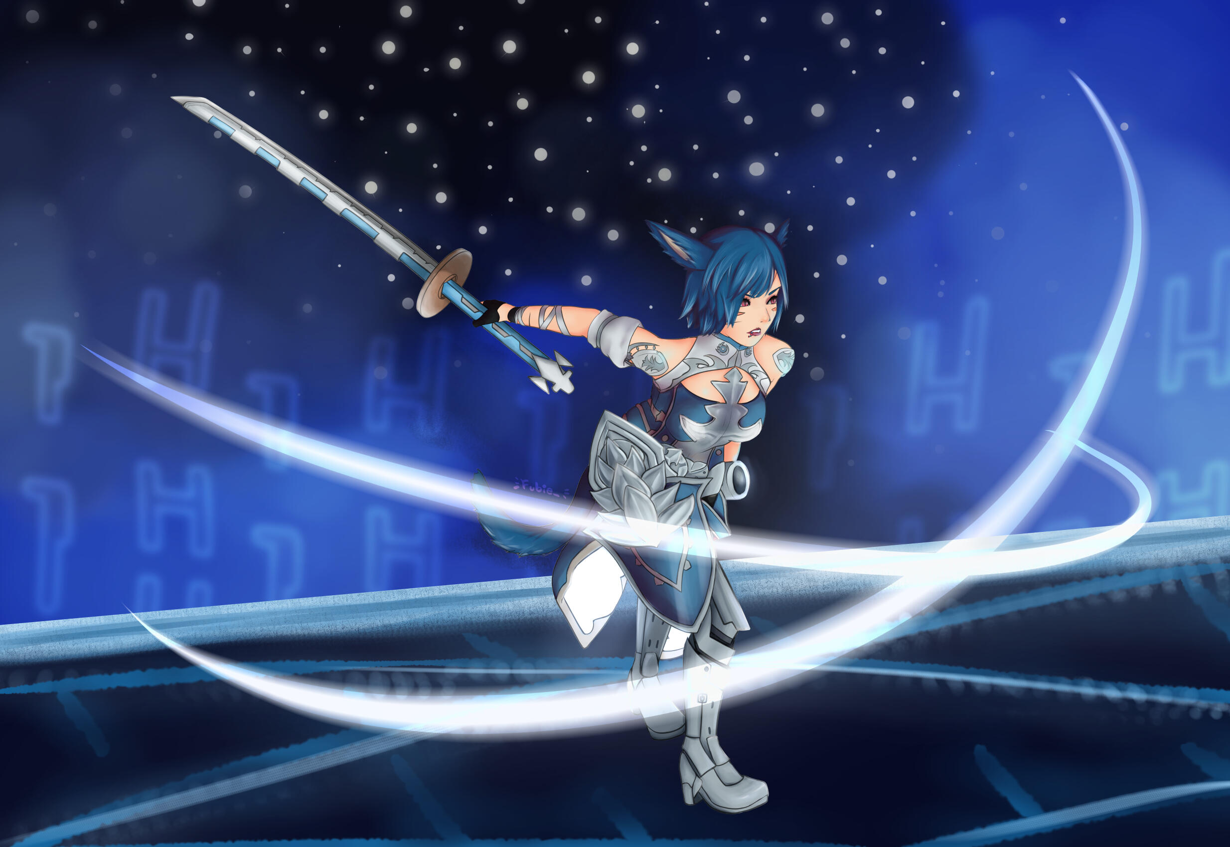 ffxiv miqo'te samurai