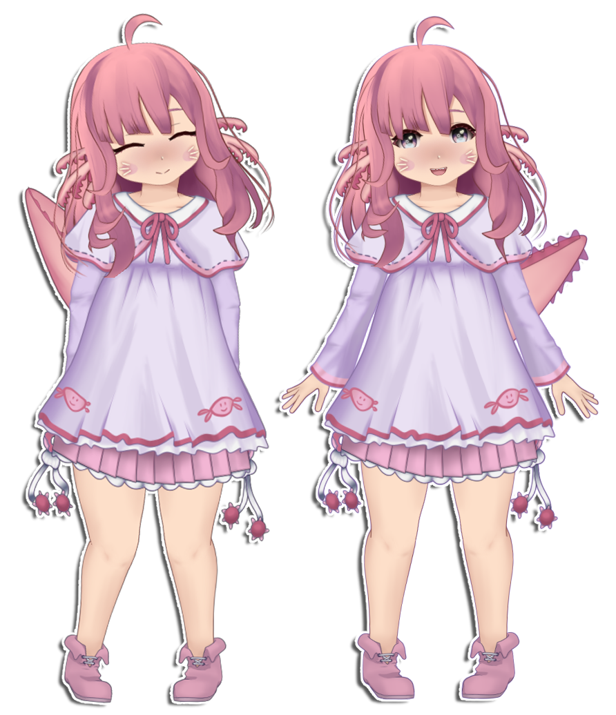 Axolotl VTuber Fubie Ne
